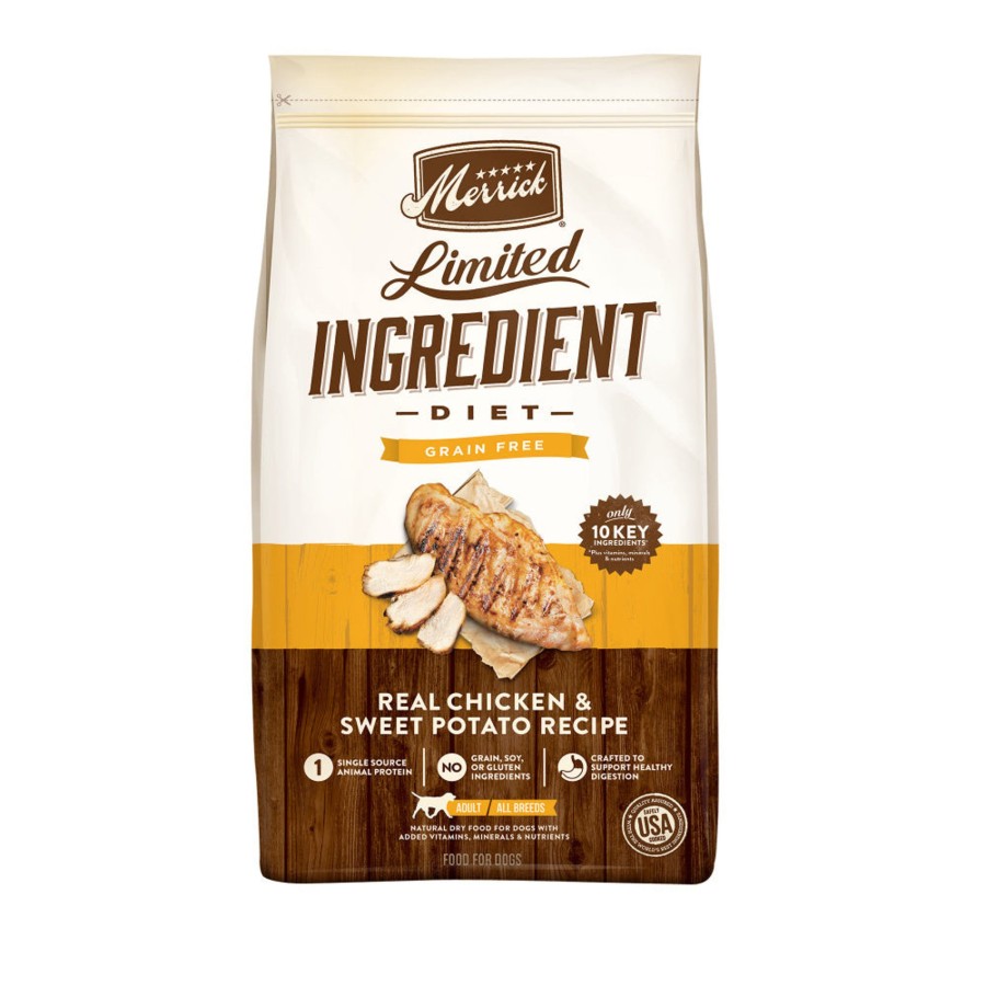 Dog Merrick Dry Food | Merrick Premium Grain Free Dry Adult Dog Food Wholesome And Natural Kibble With Real Chicken And Sweet Potato