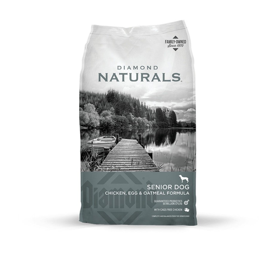 Dog Diamond | Diamond Naturals Senior Chicken, Egg & Oatmeal Dry Dog Food