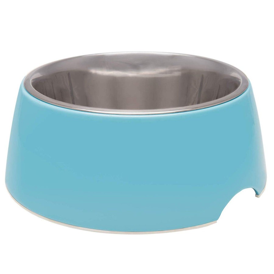 Cat Loving Pets | Loving Pets Electric Blue Retro Bowl