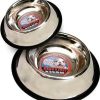 Dog Loving Pets | Loving Pets Ruff N Tuff Traditional No Tip Stainless Steel Pet Dishes