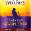 Cat Wellness Dry Food | Wellness Complete Health Deboned Chicken & Chicken Meal Grain Free Senior Dry Cat Food