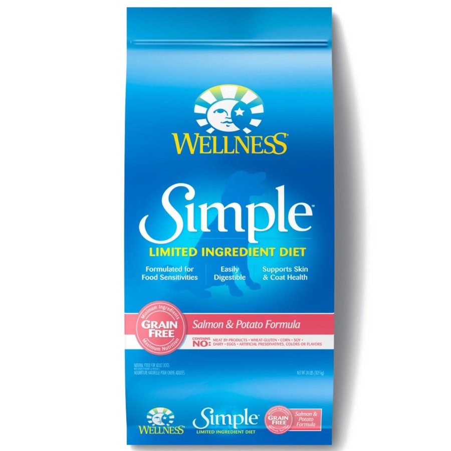 Dog Wellness Dry Food | Wellness Simple Grain Free Natural Limited Ingredient Diet Salmon And Potato Recipe Dry Dog Food