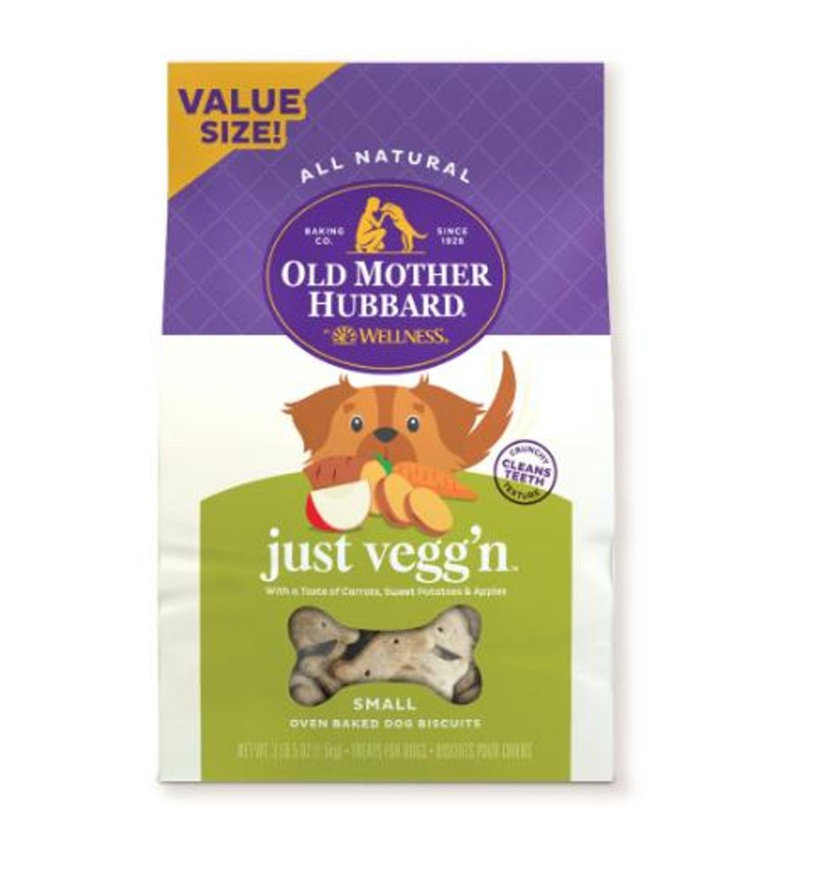 Dog Old Mother Hubbard | Old Mother Hubbard Crunchy Classic Natural Just Veg'N Biscuits Dog Treats