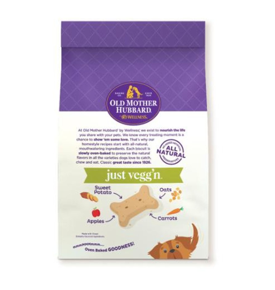 Dog Old Mother Hubbard | Old Mother Hubbard Crunchy Classic Natural Just Veg'N Biscuits Dog Treats