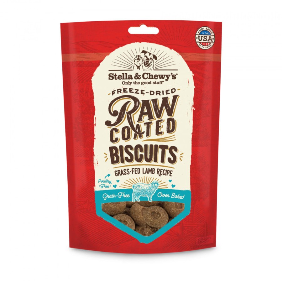 Dog Stella u0026 Chewy's Raw Natural Pet Food | Stella & Chewy'S Raw Coated Biscuits Grass Fed Lamb Recipe Dog Treats