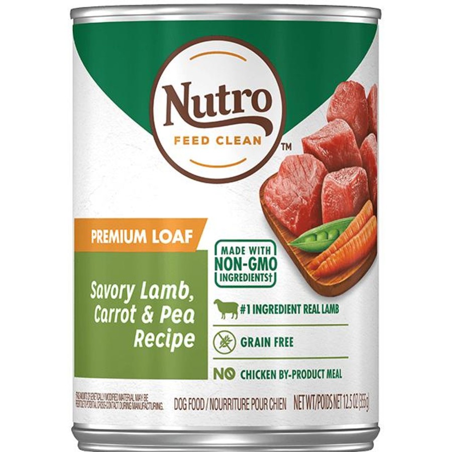 Dog Nutro | Nutro Premium Loaf Grain Free Savory Lamb, Carrot & Pea Adult Canned Dog Food