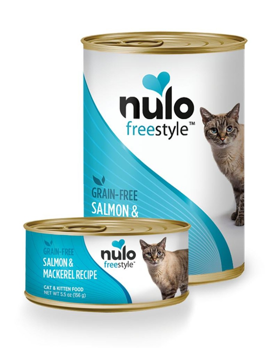 Cat Nulo Wet Food | Nulo Freestyle Grain Free Salmon And Mackerel Recipe Canned Kitten & Cat Food