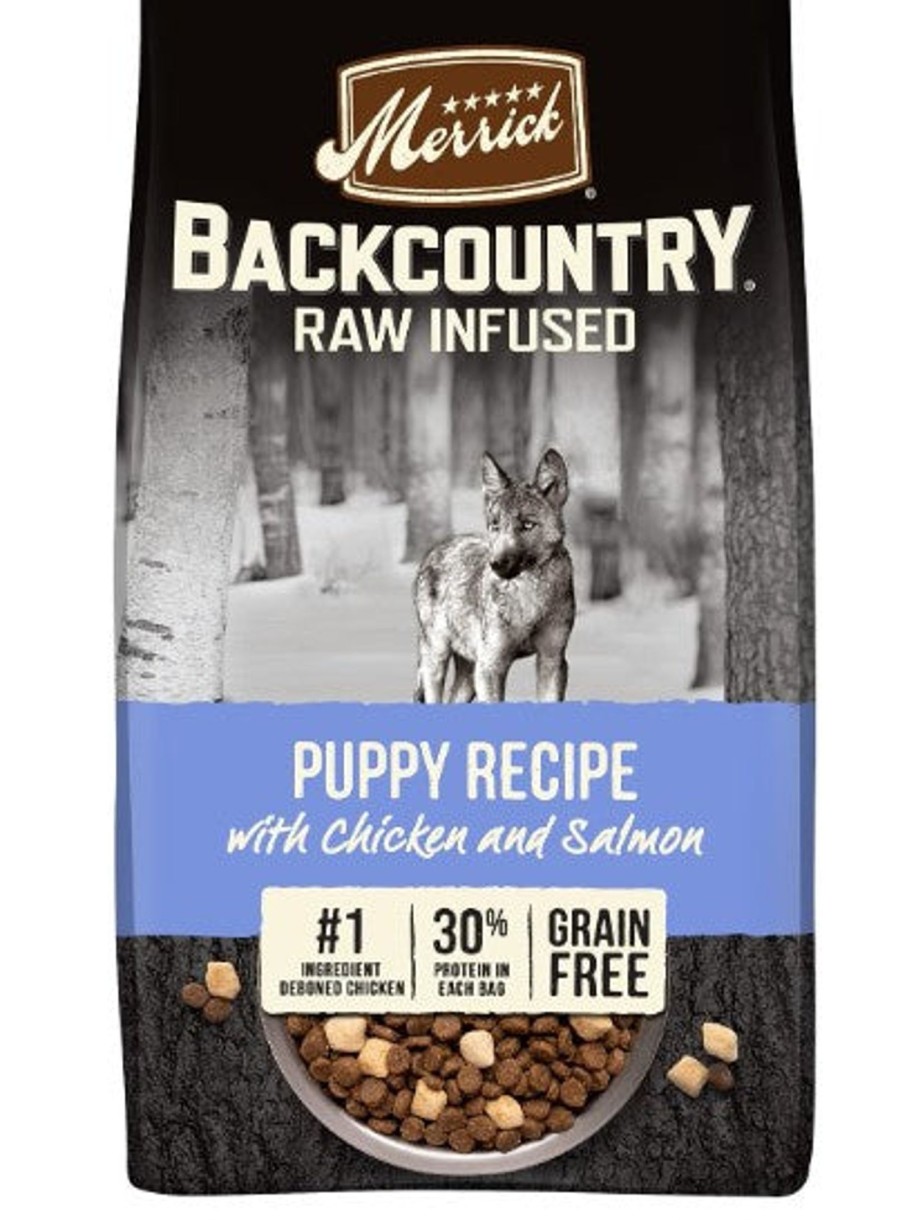 Dog Merrick | Merrick Backcountry Raw Infused Grain Free Puppy Food Recipe Freeze Dried Dog Food