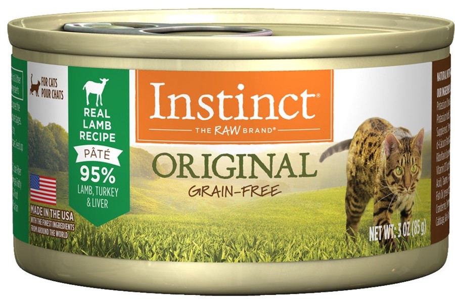 Cat Nature's Variety Wet Food | Instinct Grain-Free Lamb Formula Canned Cat Food