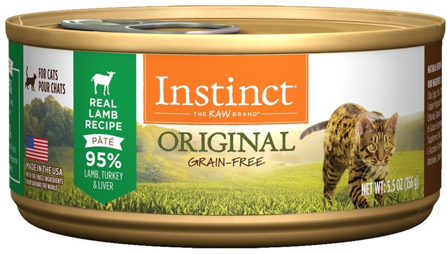 Cat Nature's Variety Wet Food | Instinct Grain-Free Lamb Formula Canned Cat Food