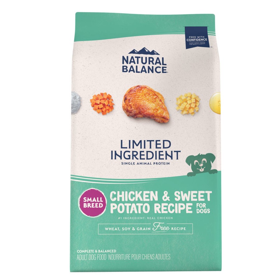 Dog Natural Balance Dry Food | Natural Balance Limited Ingredient Grain Free Chicken & Sweet Potato Small Breed Recipe Dry Dog Food