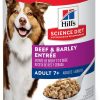 Dog Hill's Science Diet Wet Food | Hill'S Science Diet Adult 7+ Gourmet Beef & Barley Entree Canned Dog Food