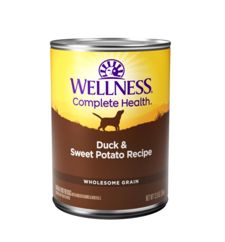 Dog Wellness | Wellness Complete Health Natural Duck And Sweet Potato Recipe Wet Canned Dog Food