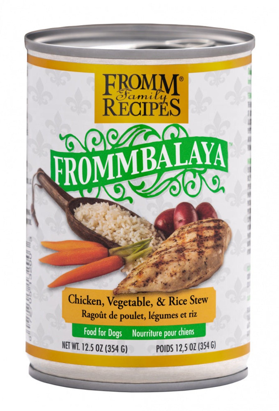 Dog Fromm Wet Food | Fromm Family Recipes Frommbalaya Chicken, Vegetable, & Rice Stew Canned Dog Food