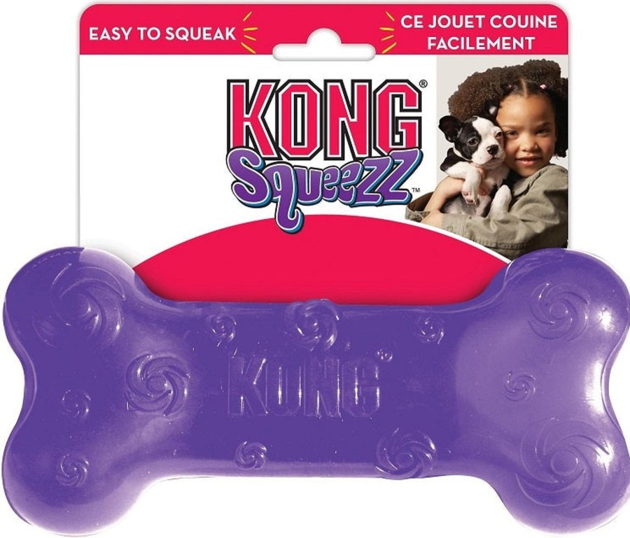 Dog KONG | Kong Squeezz Bone Dog Toy