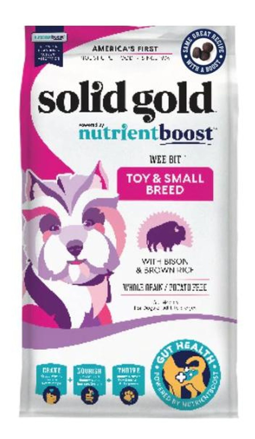 Dog Solid Gold Dry Food | Solid Gold Nutrientboost Wee Bit Small Breed Dry Dog Food