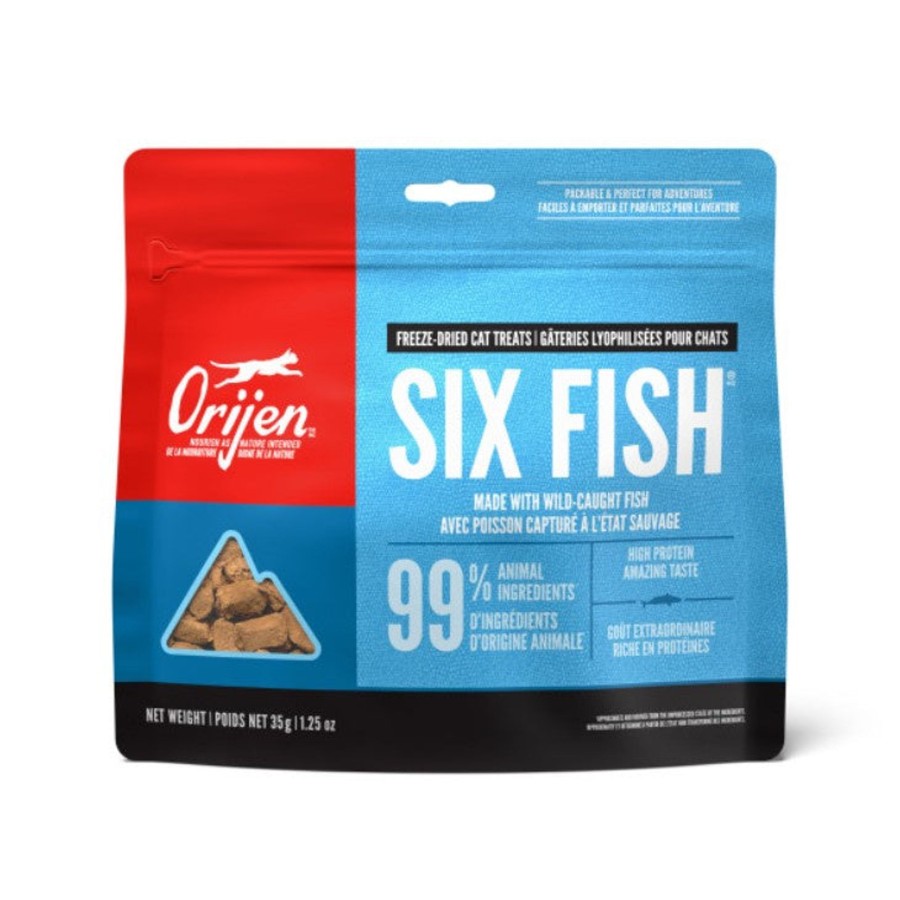 Cat ORIJEN | Orijen Grain Free Six Fish Freeze Dried Cat Treats