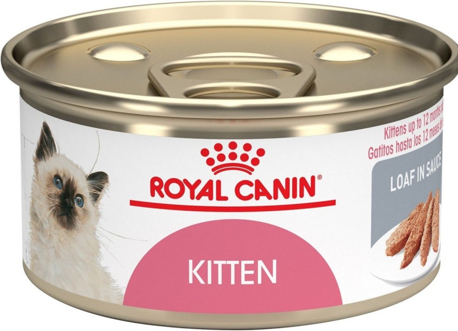 Cat Royal Canin Wet Food | Royal Canin Feline Health Nutrition Kitten Instinctive Loaf In Sauce Canned Cat Food