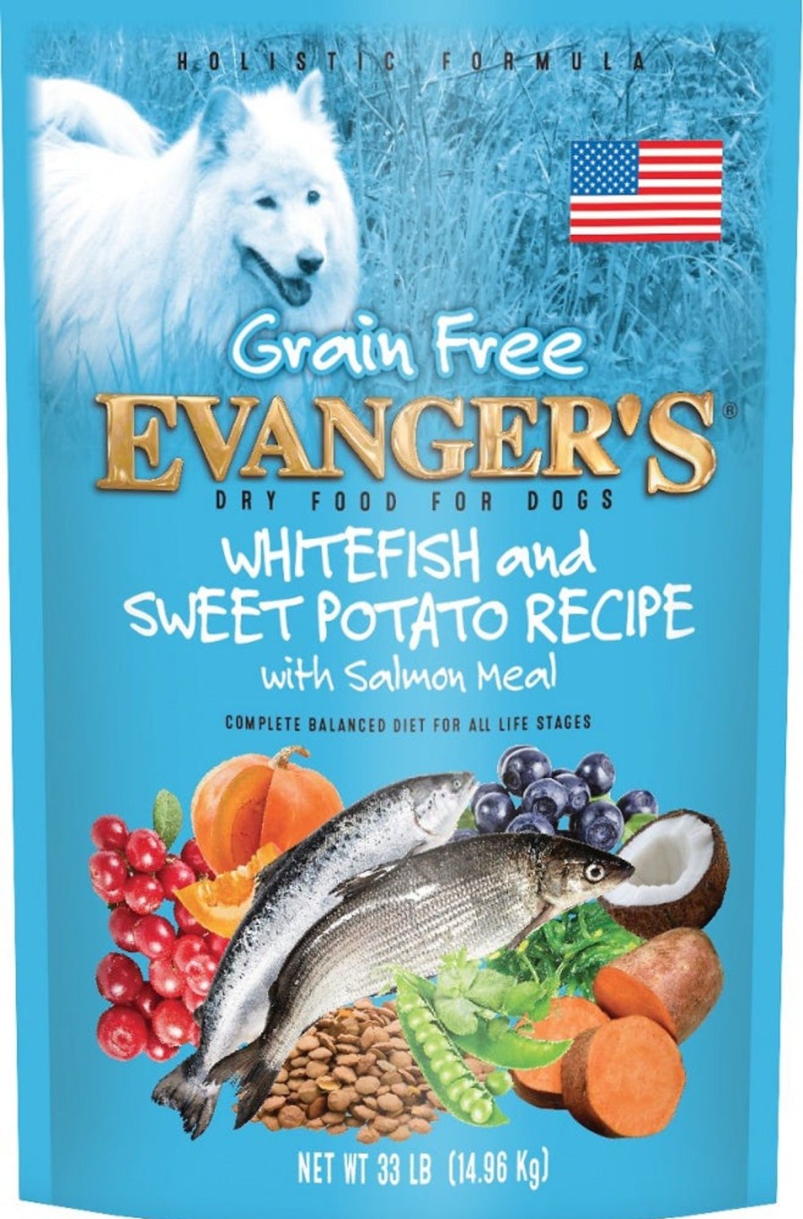 Dog Evangers Dry Food | Evangers Grain Free Super Premium Whitefish And Sweet Potato Dry Dog Food