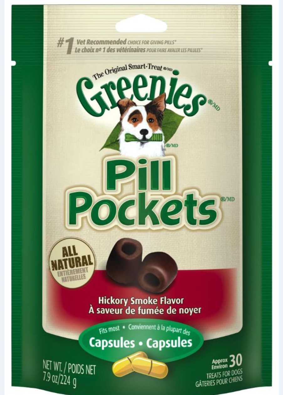 Dog Greenies | Greenies Pill Pockets Canine Hickory Smoke Flavor Dog Treats