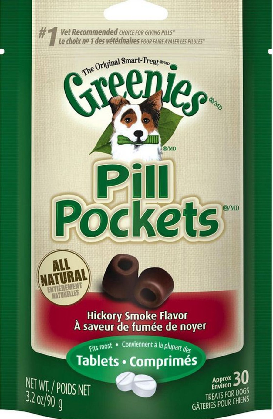 Dog Greenies | Greenies Pill Pockets Canine Hickory Smoke Flavor Dog Treats