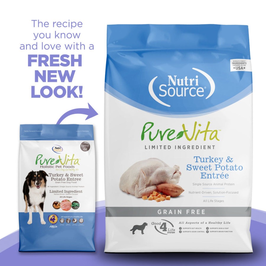 Dog PureVita | Purevita Grain Free Turkey & Sweet Potato Dry Dog Food