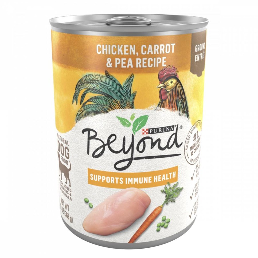 Dog Purina Beyond | Purina Beyond Ground Entree Grain Free Chicken, Carrot, And Pea Recipe Canned Dog Food