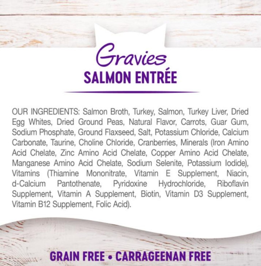 Cat Wellness Wet Food | Wellness Natural Grain Free Gravies Salmon Dinner Canned Cat Food