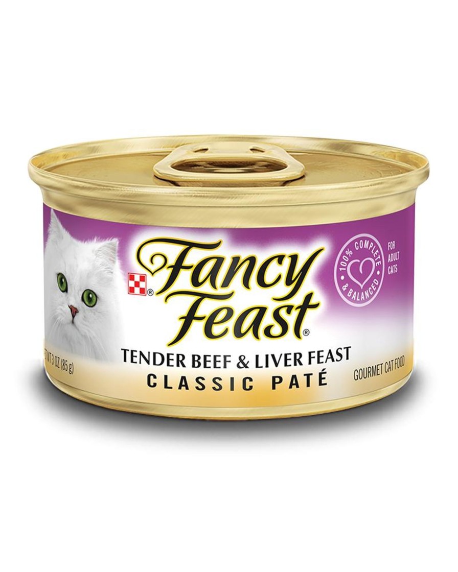 Cat Fancy Feast Wet Food | Fancy Feast Classic Beef And Liver Canned Cat Food