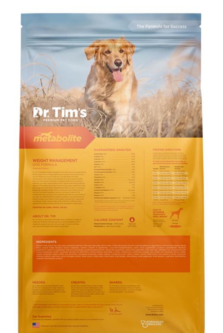 Dog Dr. Tim's | Dr. Tim'S Metabolite Weight Management Formula Dry Dog Food