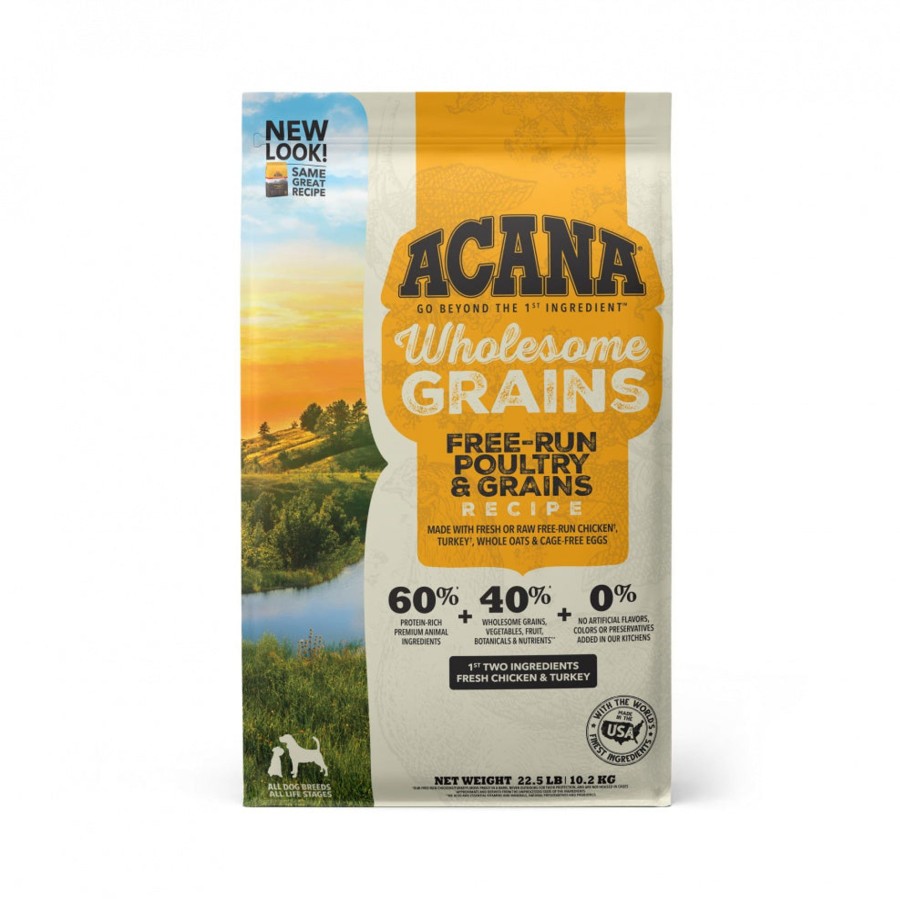 Dog ACANA Dry Food | Acana Wholesome Grains Free-Run Poultry & Grains Recipe Dry Dog Food