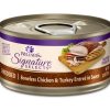 Cat Wellness Wet Food | Wellness Core Signature Selects Grain Free Canned Cat Food, Shredded Chicken & Turkey In Sauce