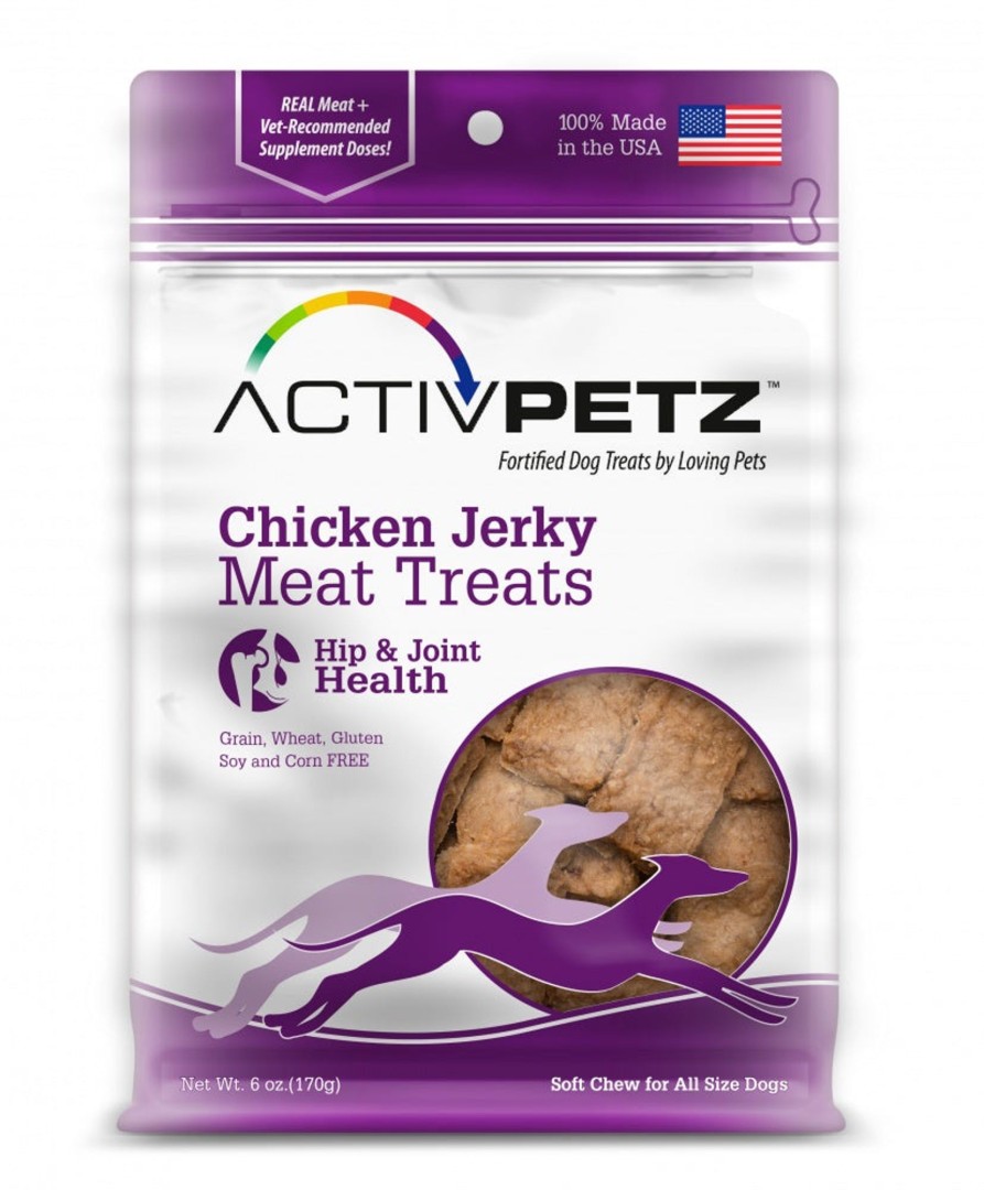 Dog Loving Pets | Loving Pets Acitvpetz Grain Free Chicken Jerky Hip And Joint Health Dog Treats