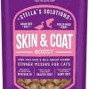 Cat Stella u0026 Chewy's Wet Food | Stella & Chewy'S Solutions Skin & Coat Boost Cage Free Duck & Wild Caught Salmon Cat Food Dinner Mixers