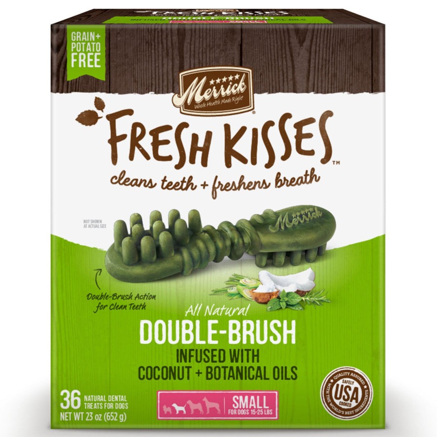 Dog Merrick | Merrick Fresh Kisses Grain Free Coconut Oil & Botanicals Small Dental Dog Treats