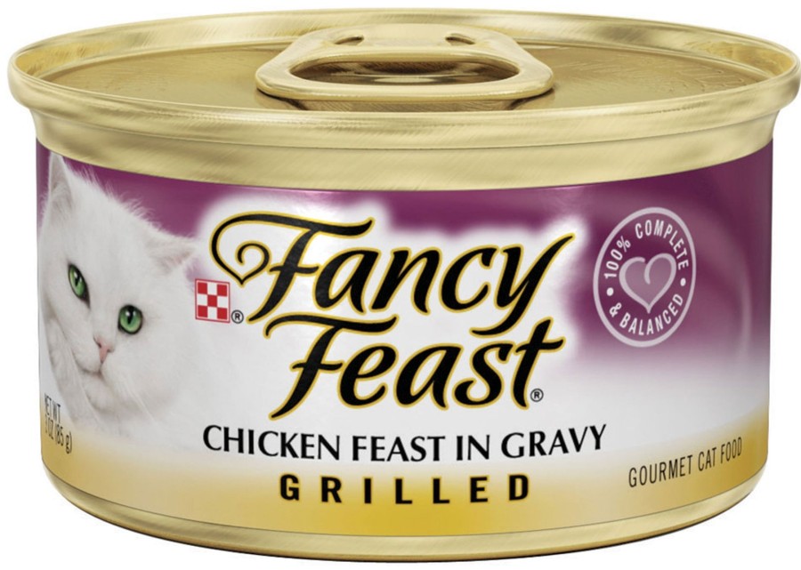 Cat Fancy Feast Wet Food | Fancy Feast Grilled Chicken Canned Cat Food