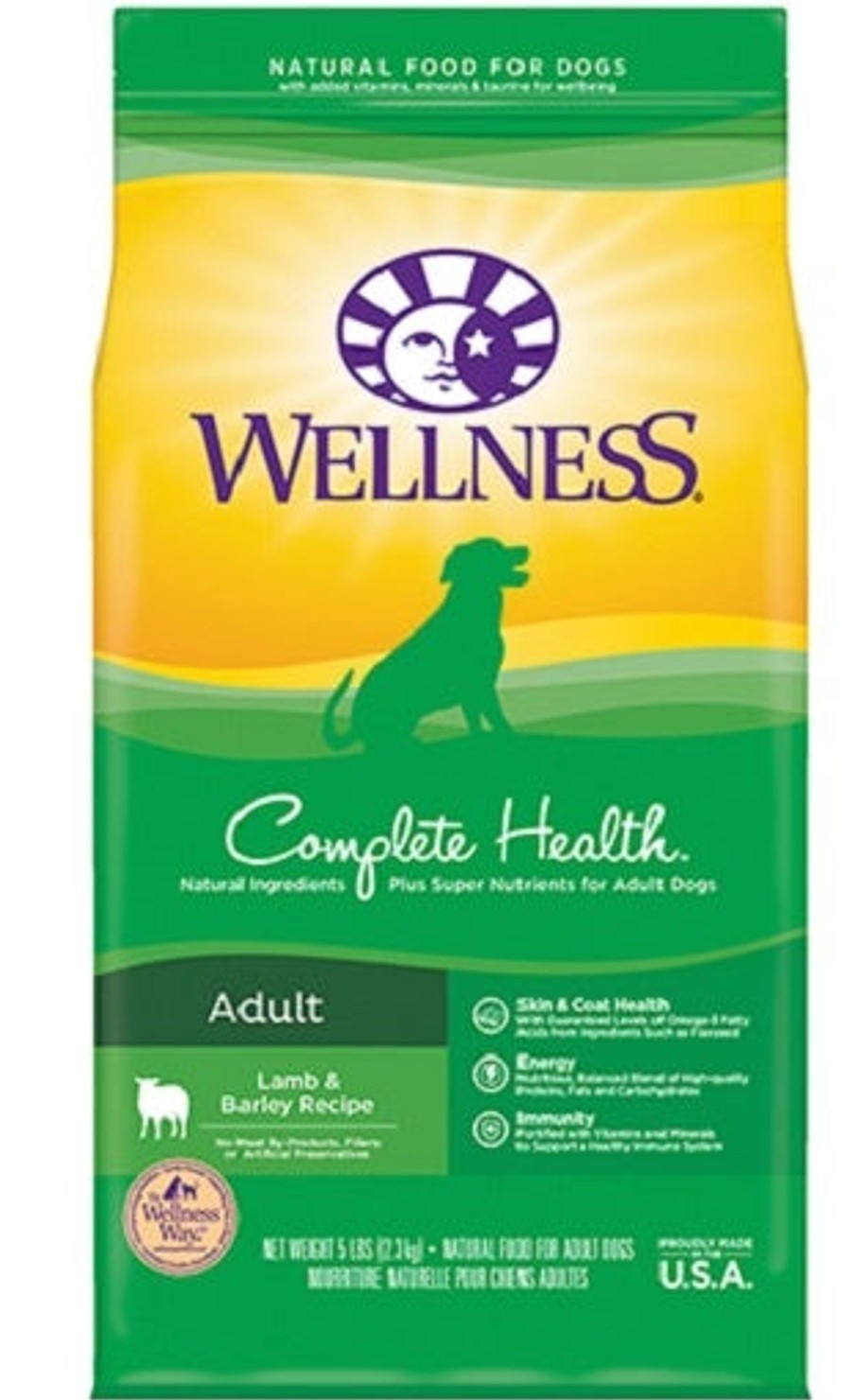 Dog Wellness Dry Food | Wellness Complete Health Natural Lamb & Barley Recipe Dry Dog Food