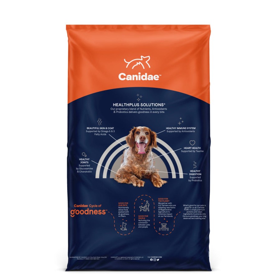 Dog Canidae Dry Food | Canidae Pure Goodness Senior Real Chicken, Sweet Potato & Garbanzo Bean Recipe Dry Dog Food