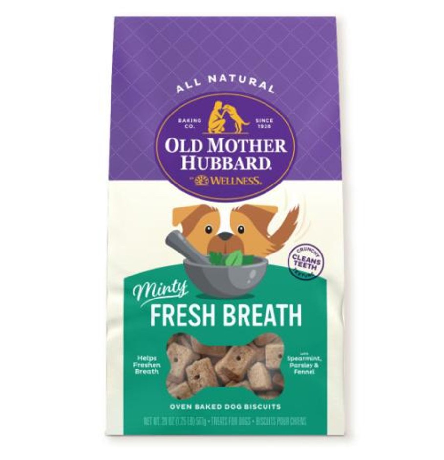 Dog Old Mother Hubbard | Old Mother Hubbard Mothers Solutions Crunchy Natural Minty Fresh Breath Recipe Biscuits Dog Treats