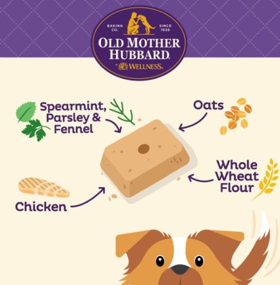 Dog Old Mother Hubbard | Old Mother Hubbard Mothers Solutions Crunchy Natural Minty Fresh Breath Recipe Biscuits Dog Treats