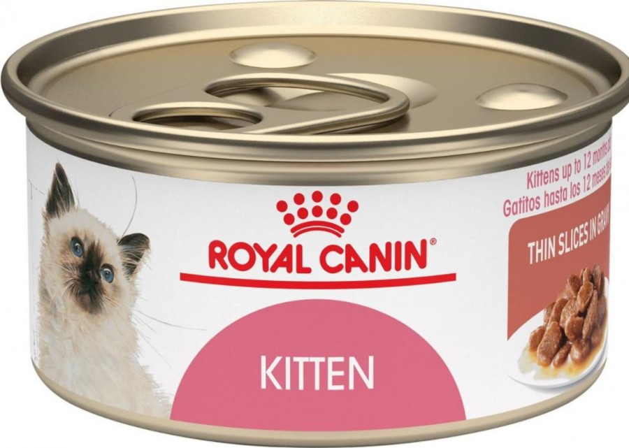 Dog Royal Canin Wet Food | Royal Canin Feline Nutrition Kitten Instinctive Thin Slices In Gravy Canned Cat Food