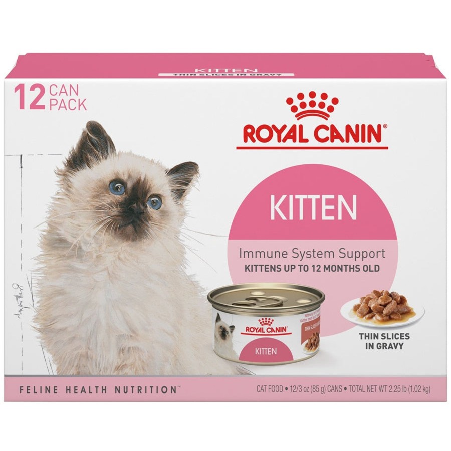 Dog Royal Canin Wet Food | Royal Canin Feline Nutrition Kitten Instinctive Thin Slices In Gravy Canned Cat Food