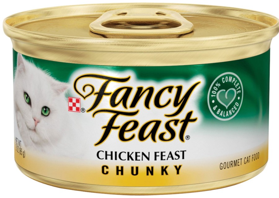 Cat Fancy Feast Wet Food | Fancy Feast Chunky Chicken Canned Cat Food