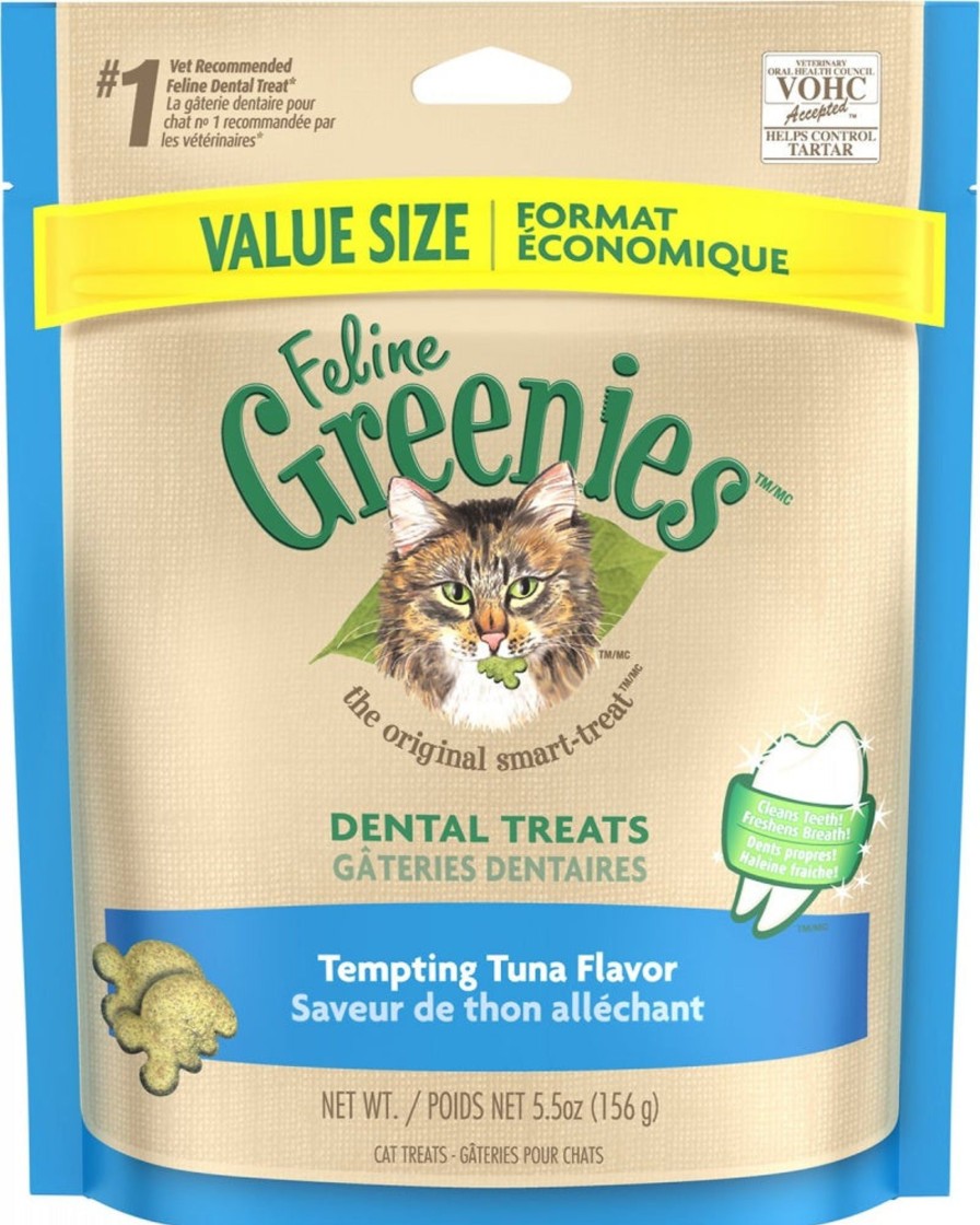 Cat Greenies | Greenies Feline Dental Tempting Tuna Flavor Cat Treats