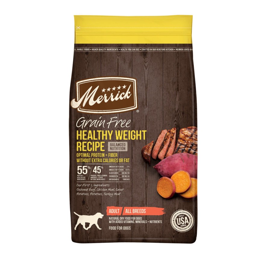 Dog Merrick Dry Food | Merrick Dry Dog Food Healthy Weight Grain Free Dog Food Recipe