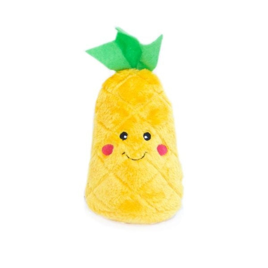 Dog ZippyPaws | Zippypaws Nomnomz Plush Pineapple Dog Toy