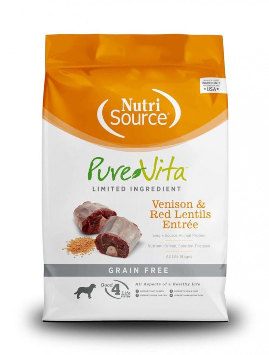 Dog PureVita | Purevita Grain Free Venison & Red Lentils Entree Dry Dog Food