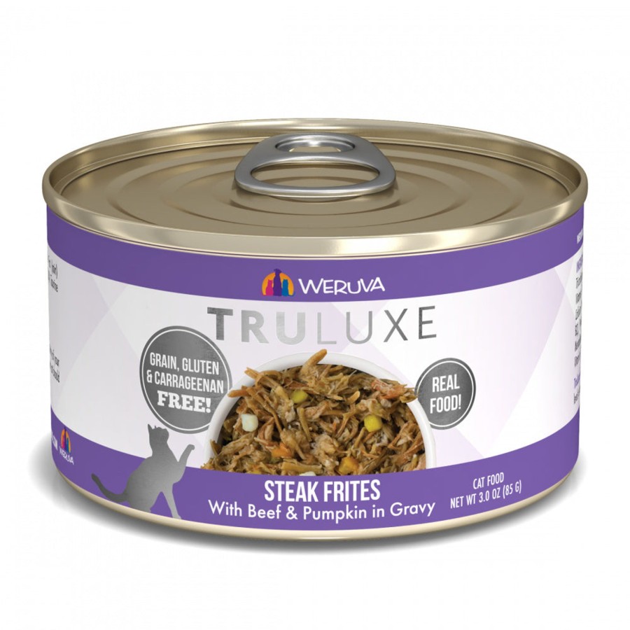 Cat Weruva Wet Food | Weruva Truluxe Steak Frites With Beef & Pumpkin In Gravy Canned Cat Food