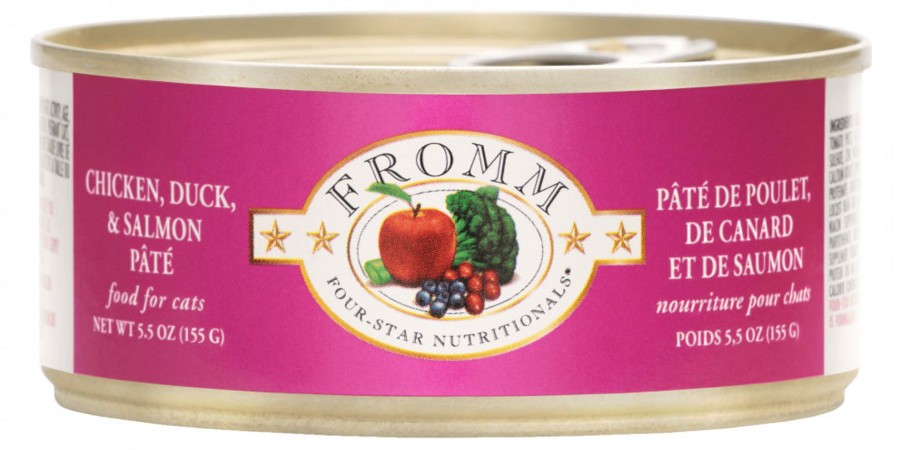 Cat Fromm Wet Food | Fromm Four Star Chicken, Duck & Salmon Pate Canned Cat Food