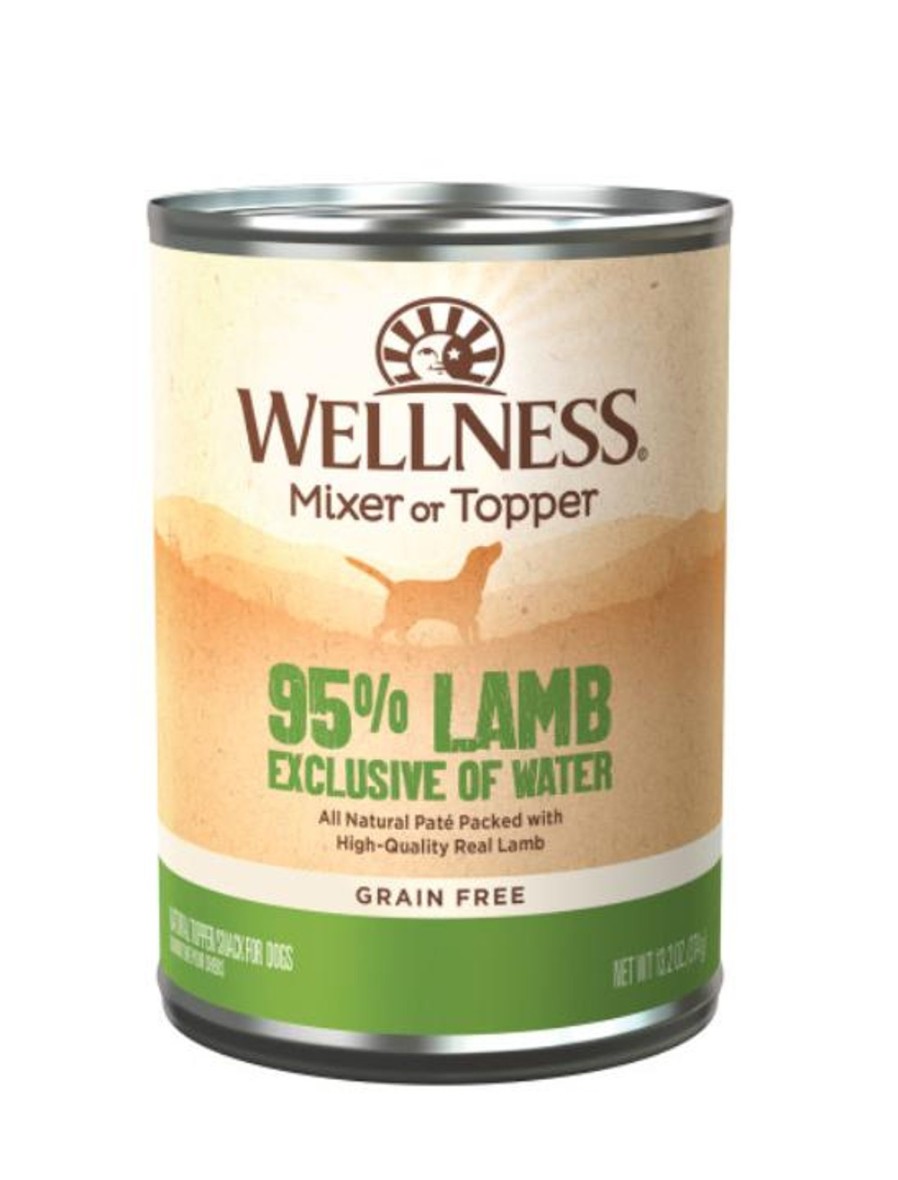 Dog Wellness Wet Food | Wellness Natural Grain Free 95%Lamb Recipe Adult Wet Canned Dog Food